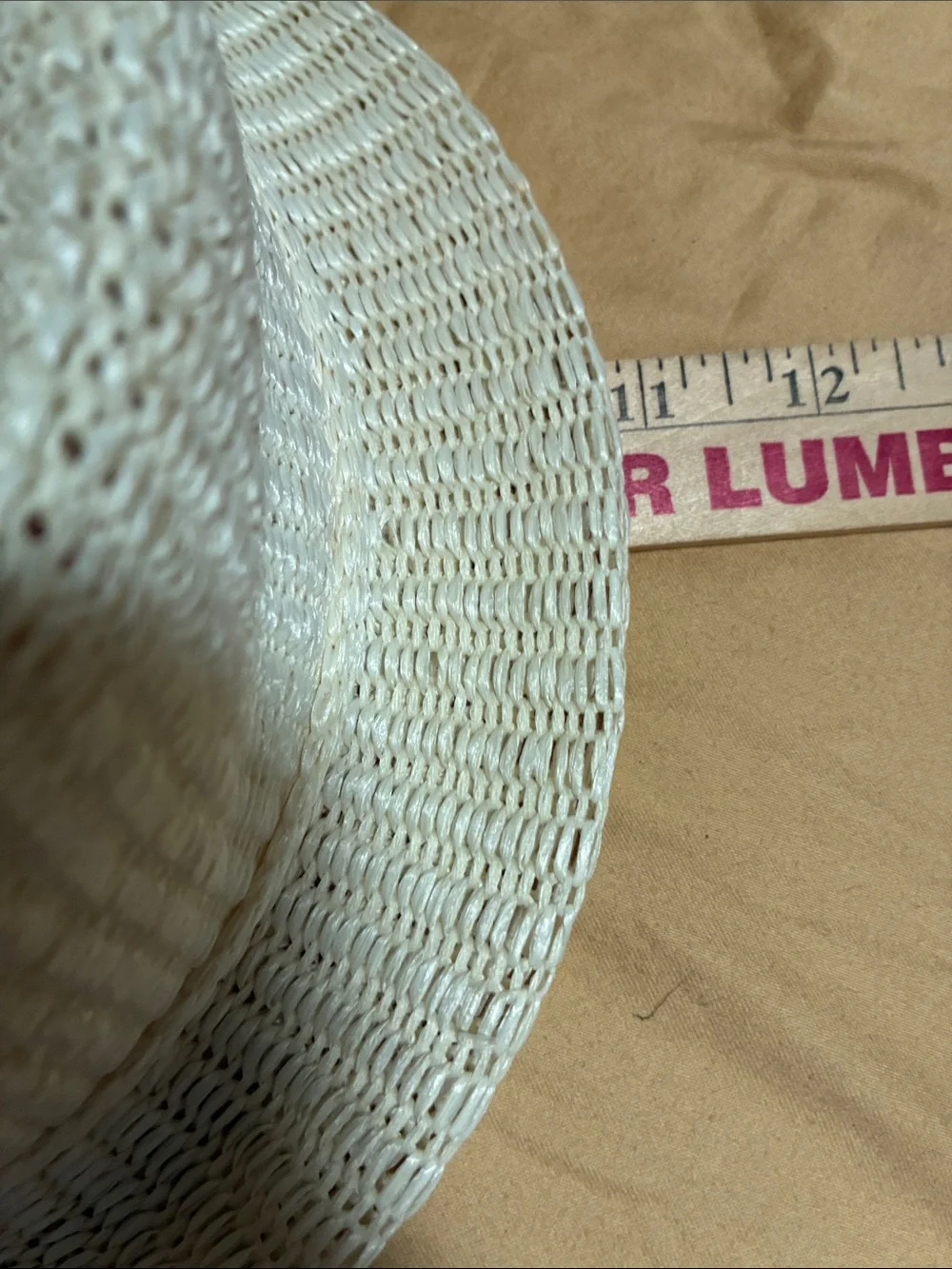 Woven Straw Fedora Hat in Off-White